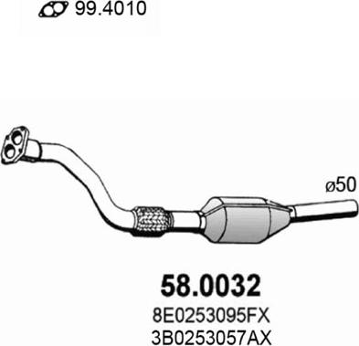 ASSO 58.0032 - Катализатор unicars.by