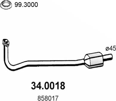 ASSO 34.0018 - Катализатор unicars.by