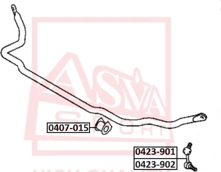 ASVA 0423-902 - Тяга / стойка, стабилизатор unicars.by