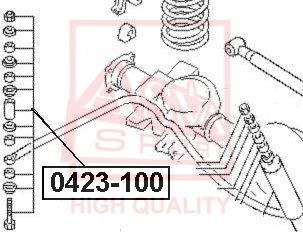 ASVA 0423-100 - Тяга / стойка, стабилизатор unicars.by