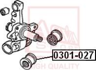 ASVA 0301-027 - Сайлентблок, рычаг подвески колеса unicars.by