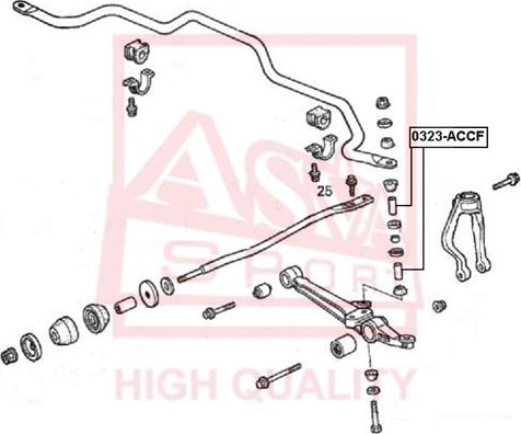 ASVA 0323-ACCF - Тяга / стойка, стабилизатор unicars.by