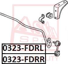 ASVA 0323-FDRL - Тяга / стойка, стабилизатор unicars.by