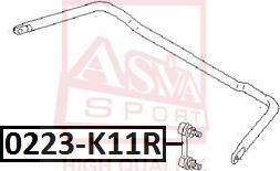 ASVA 0223-K11R - Тяга / стойка, стабилизатор unicars.by