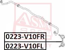 ASVA 0223-V10FR - Тяга / стойка, стабилизатор unicars.by