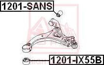 ASVA 1201-SANS - Сайлентблок, рычаг подвески колеса unicars.by