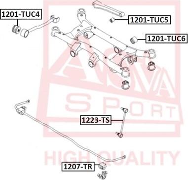 ASVA 1223-TS - Тяга / стойка, стабилизатор unicars.by