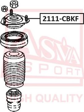 ASVA 2111-CBKF - Опора стойки амортизатора, подушка unicars.by