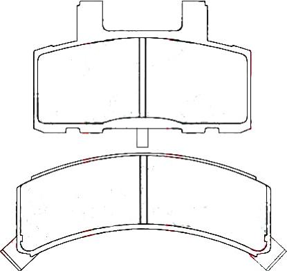 Spidan 32202 - Тормозные колодки, дисковые, комплект unicars.by