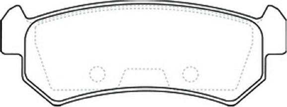 Ashuki 1083-3090J - Тормозные колодки, дисковые, комплект unicars.by