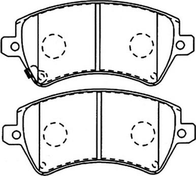 TRUPART DP11573RS - Тормозные колодки, дисковые, комплект unicars.by