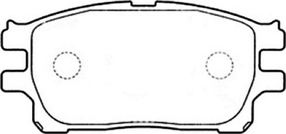 Triscan RH 21143 00 - Тормозные колодки, дисковые, комплект unicars.by