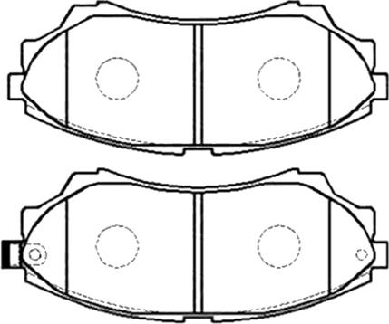 Magneti Marelli 323700010000 - Тормозные колодки, дисковые, комплект unicars.by