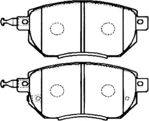 Textar TX0715 - Тормозные колодки, дисковые, комплект unicars.by