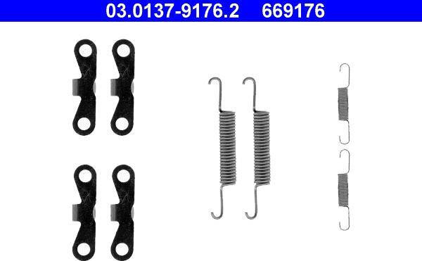 ATE 03.0137-9176.2 - Комплектующие, стояночная тормозная система unicars.by