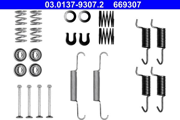 ATE 03.0137-9307.2 - Комплектующие, стояночная тормозная система unicars.by