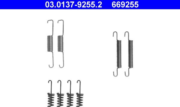 ATE 03.0137-9255.2 - Комплектующие, стояночная тормозная система unicars.by