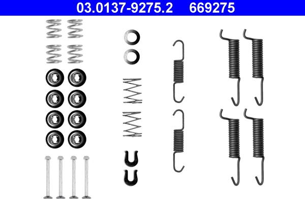 ATE 03.0137-9275.2 - Комплектующие, стояночная тормозная система unicars.by