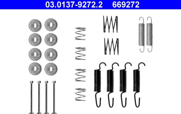 ATE 03.0137-9272.2 - Комплектующие, стояночная тормозная система unicars.by