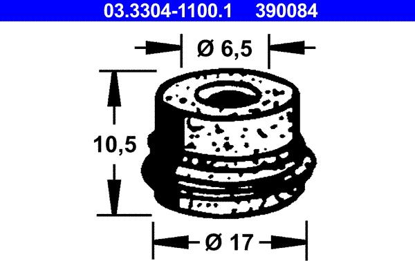 ATE 03.3304-1100.1 - Пробка, бачок тормозной жидкости unicars.by