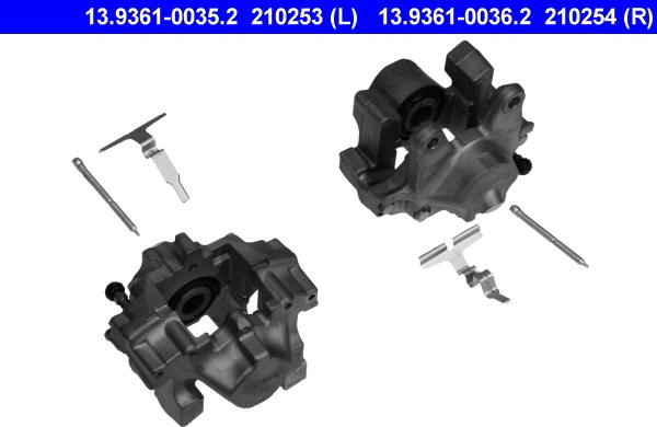 ATE 13.9361-0036.2 - Тормозной суппорт unicars.by