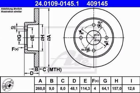 Alpha Brakes HTT-HD-024 - Тормозной диск unicars.by