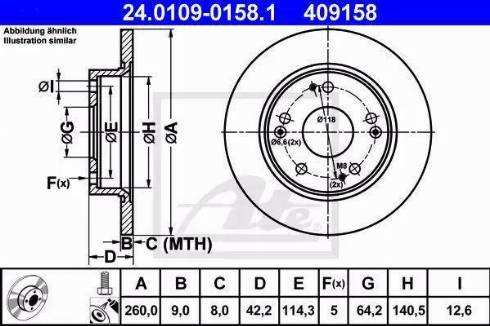 Alpha Brakes HTT-HD-033 - Тормозной диск unicars.by