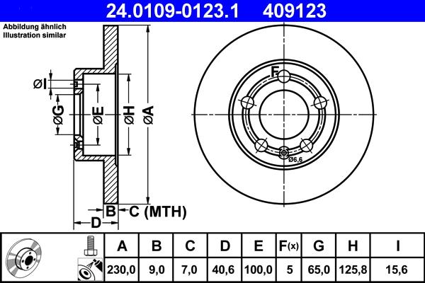 FTE BS7031 - Тормозной диск unicars.by