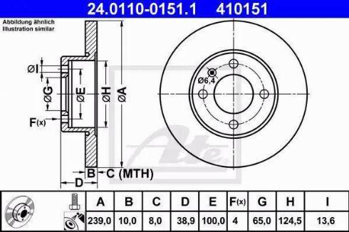 Alpha Brakes HTP-VW-010 - Тормозной диск unicars.by