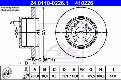 Alpha Brakes HTT-PL-009 - Тормозной диск unicars.by