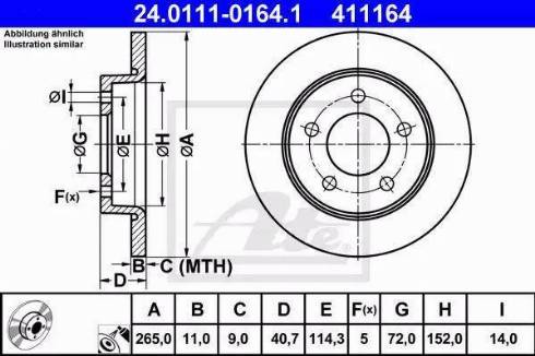 Alpha Brakes HTT-MZ-026 - Тормозной диск unicars.by