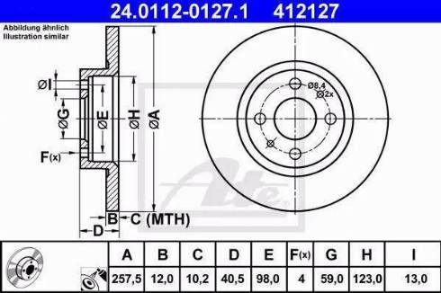 Alpha Brakes HTP-FT-004 - Тормозной диск unicars.by