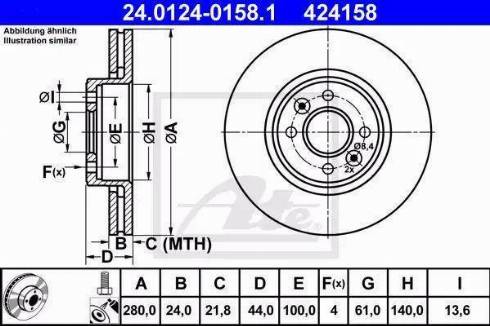 Alpha Brakes HTP-RE-015 - Тормозной диск unicars.by