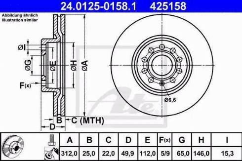 Alpha Brakes HTP-VW-039 - Тормозной диск unicars.by