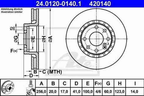 Alpha Brakes HTP-PL-004 - Тормозной диск unicars.by