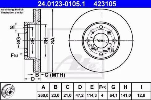 Alpha Brakes HTP-HD-030 - Тормозной диск unicars.by