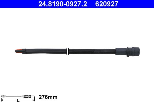 ATE 24.8190-0927.2 - Сигнализатор, износ тормозных колодок unicars.by