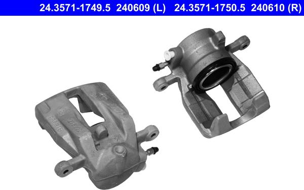 ATE 24.3571-1749.5 - Тормозной суппорт unicars.by