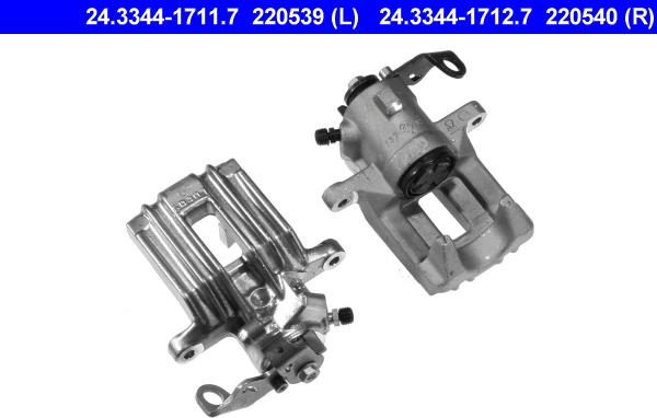 ATE 24.3344-1711.7 - Тормозной суппорт unicars.by