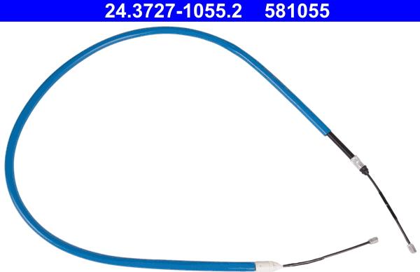 ATE 24.3727-1055.2 - Тросик, cтояночный тормоз unicars.by
