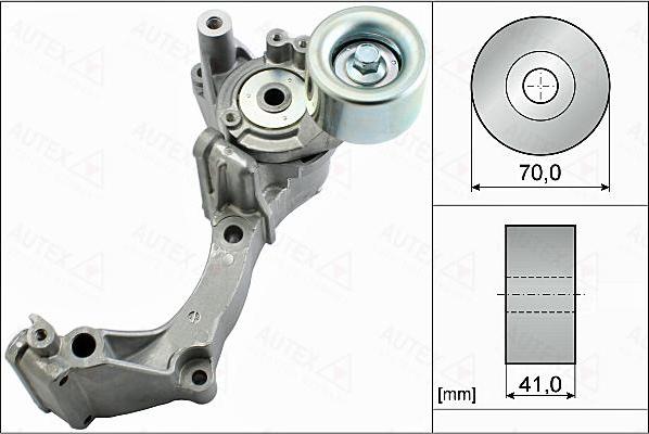 Autex 655042 - Натяжитель, поликлиновый ремень unicars.by