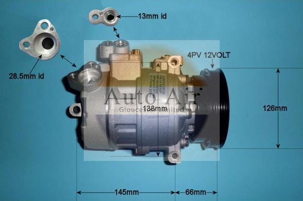 Auto Air Gloucester 14-9694P - Компрессор кондиционера unicars.by