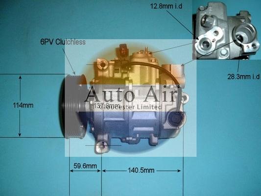 Auto Air Gloucester 14-9691 - Компрессор кондиционера unicars.by