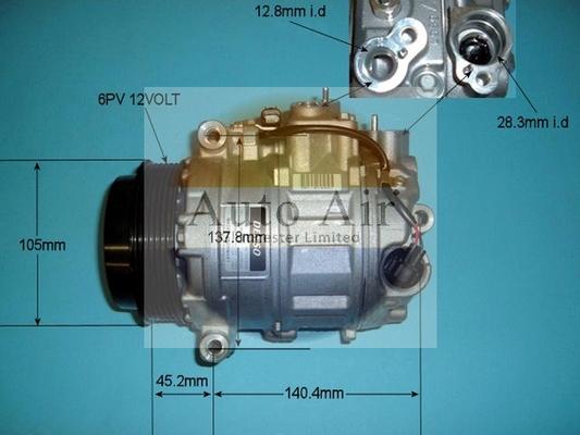 Auto Air Gloucester 14-9640 - Компрессор кондиционера unicars.by