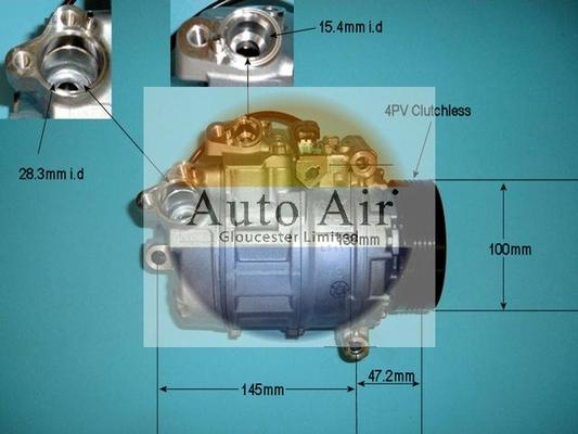 Auto Air Gloucester 14-9643 - Компрессор кондиционера unicars.by