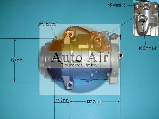 Auto Air Gloucester 14-9659 - Компрессор кондиционера unicars.by