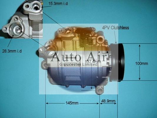 Auto Air Gloucester 14-9650R - Компрессор кондиционера unicars.by