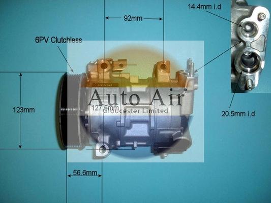 Auto Air Gloucester 14-9639 - Компрессор кондиционера unicars.by