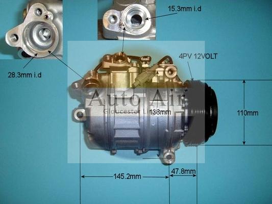 Auto Air Gloucester 14-9152 - Компрессор кондиционера unicars.by