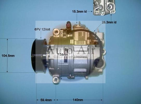 Auto Air Gloucester 14-9741 - Компрессор кондиционера unicars.by